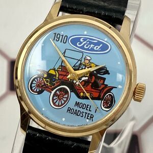 Vintage Jay Ward 17 Jewel 1910 Ford Model T Roadster Collectible Watch